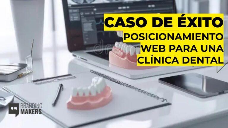 Clínica dental posicionada en Google con estrategia SEO local y página web optimizada