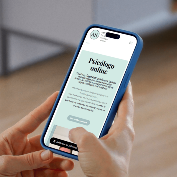 Diseño web para psicólogo online