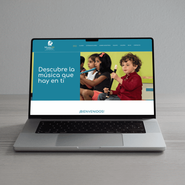 mockup web home musicall